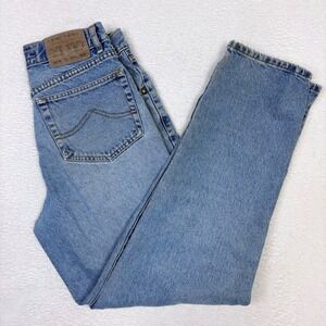 UNIONBAY Mens Light Wash Straight Leg Denim Jeans Size 31x32 90s